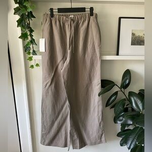 NWT Aritzia Wilfred Lodge Pant- Linen